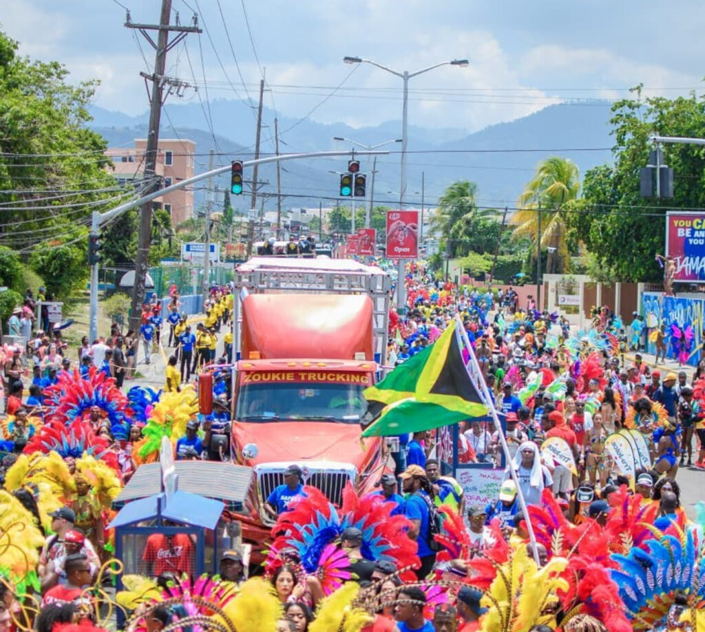 parade at Jamaica Carnvial