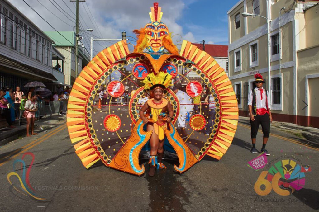 woman at Antigua and Barbuda carnival